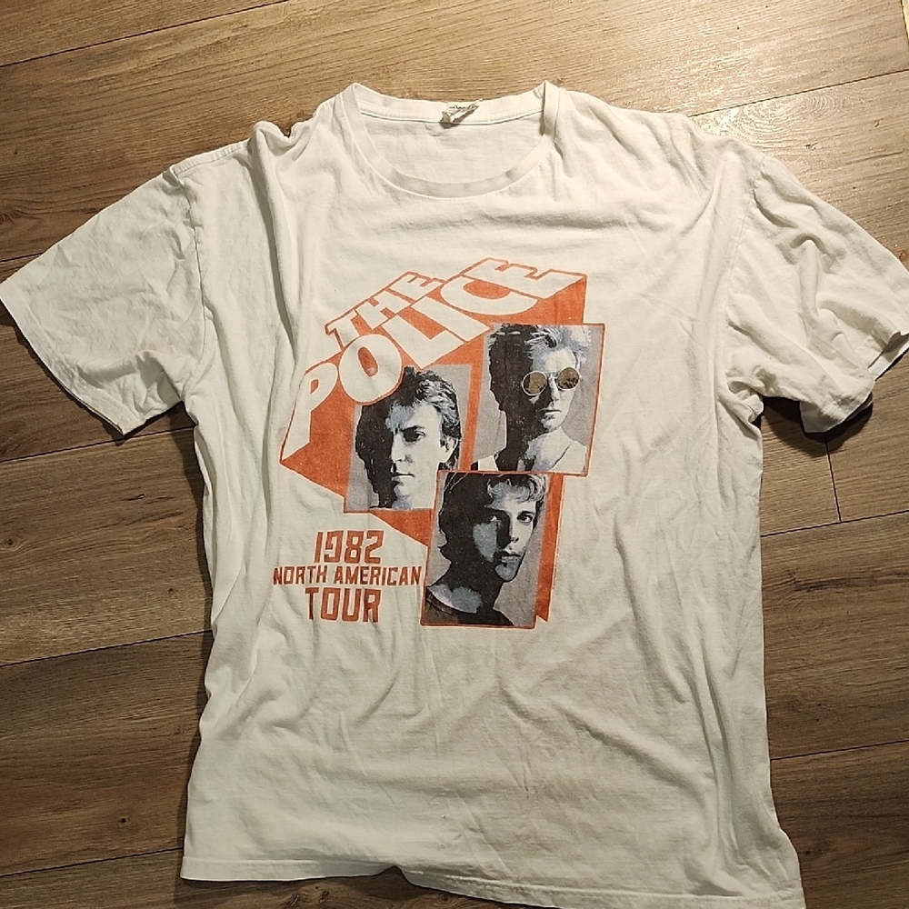 New Reissue Police 1982 Tour T Shirt XxL